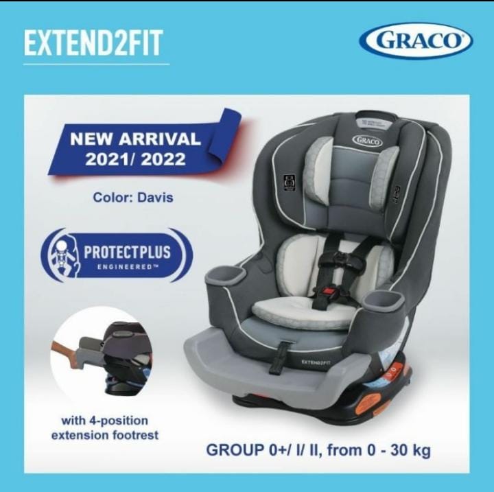 GRACO EXTEND2FIT CONVERTIBLE CARSEAT